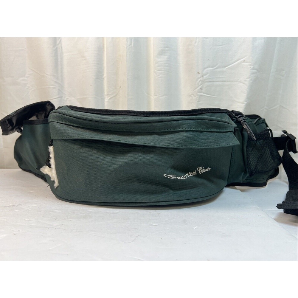 Fishing Waist Pack‎ Forest Green Canvas Utility Fanny Pack Gorpcore Tactical
